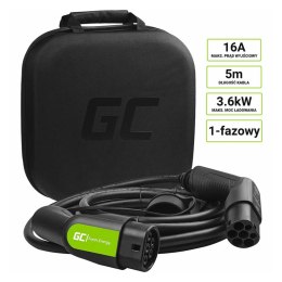 Green Cell - Kabel GC EV Type 2 3.6kW 5m do ładowania Golf / Passat GTE, 330e, Panamera E-Hybrid, Prius Plug-In