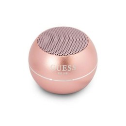 Guess Mini Bluetooth Speaker 3W 4H - Głośnik Bluetooth 5.0 (różowy)