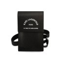 Karl Lagerfeld Embossed RSG Wallet Phone Bag - Torba na smartfona i akcesoria (czarny)