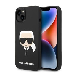 Karl Lagerfeld Silicone Ikonik Karl`s Head - Etui iPhone 14 (czarny)