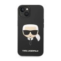 Karl Lagerfeld Silicone Ikonik Karl`s Head - Etui iPhone 14 (czarny)