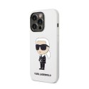 Karl Lagerfeld Silicone NFT Ikonik - Etui iPhone 14 Pro Max (biały)