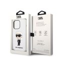 Karl Lagerfeld Silicone NFT Ikonik - Etui iPhone 14 Pro Max (biały)