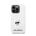 Karl Lagerfeld Silicone NFT Choupette - Etui iPhone 14 Pro Max (biały)