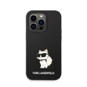 Karl Lagerfeld Silicone NFT Choupette - Etui iPhone 14 Pro Max (czarny)