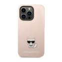 Karl Lagerfeld Choupette Body - Etui iPhone 14 Pro Max (jasnoróżowy)