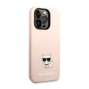 Karl Lagerfeld Choupette Body - Etui iPhone 14 Pro Max (jasnoróżowy)