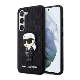 Karl Lagerfeld NFT Saffiano Monogram Ikonik - Etui Samsung Galaxy S23+ (czarny)