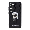 Karl Lagerfeld NFT Saffiano Monogram Ikonik - Etui Samsung Galaxy S23+ (czarny)