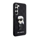 Karl Lagerfeld NFT Saffiano Monogram Ikonik - Etui Samsung Galaxy S23+ (czarny)