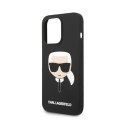 Karl Lagerfeld Silicone Ikonik Karl`s Head MagSafe - Etui iPhone 14 Pro (czarny)