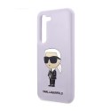 Karl Lagerfeld Silicone NFT Ikonik - Etui Samsung Galaxy S23+ (fioletowy)