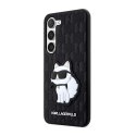 Karl Lagerfeld NFT Saffiano Monogram Choupette - Etui Samsung Galaxy S23+ (czarny)