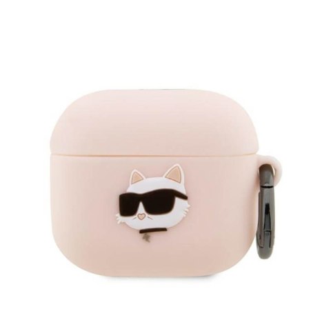 Karl Lagerfeld Silicone NFT Choupette Head 3D - Etui AirPods 3 (różowy)