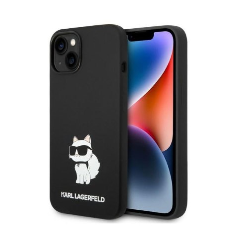 Karl Lagerfeld Silicone NFT Choupette - Etui iPhone 14 Plus (czarny)