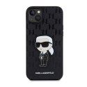 Karl Lagerfeld Saffiano Monogram NFT Ikonik - Etui iPhone 14 Plus (Czarny)