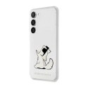 Karl Lagerfeld Choupette Fun - Etui Samsung Galaxy S23+ (przezroczysty)