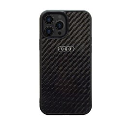 Audi Carbon Fiber - Etui iPhone 14 Pro Max (Czarny)