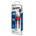 Energizer Ultimate - Kabel połączeniowy USB-A do Lightning certyfikat MFi 2m (Czerwony)