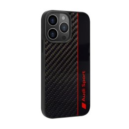 Audi Carbon Fiber Stripe - Etui iPhone 13 Pro (Czarny)