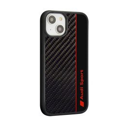 Audi Carbon Fiber Stripe - Etui iPhone 14 (Czarny)