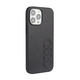 Audi Synthetic Leather - Etui iPhone 13 Pro Max (Czarny)