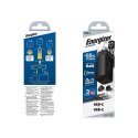 Energizer Ultimate - Ładowarka sieciowa podróżna Multiplug EU / UK / US GaN USB-C & USB-A 65W PD + Kabel USB-C (Czarny)