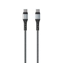 Energizer Ultimate - Kabel połączeniowy USB-C do USB-C 2m (Srebrny)