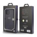 Audi Carbon Fiber - Etui iPhone 12 / iPhone 12 Pro (Czarny)