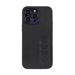 Audi Synthetic Leather - Etui iPhone 14 Pro Max (Czarny)