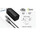 Energizer Ultimate - Ładowarka sieciowa podróżna Multiplug EU / UK / US GaN USB-C & USB-A 90W PD + Kabel USB-C (Czarny)