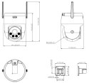 KAMERA IP OBROTOWA ZEWNĘTRZNA SD2A500HB-GN-AW-PV-0400-S2 Wi-Fi - 5 Mpx 4 mm DAHUA