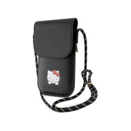 Hello Kitty Leather Daydreaming Cord - Torebka crossbody na telefon (czarny)