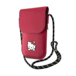 Hello Kitty Leather Daydreaming Cord - Torebka crossbody na telefon (różowy)