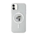 Karl Lagerfeld Karl & Choupette Glitter MagSafe - Etui iPhone 11 (przezroczysty)