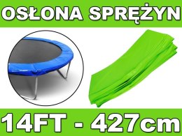 Kołnierz ochronny na sprężyny SkyRamiz Zielony do trampoliny ogrodowej 427cm/14FT