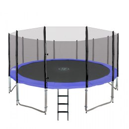 Trampolina ogrodowa SkyRamiz 487cm 16FT dla dzieci Niebieski + Akcesoria