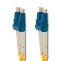 Qoltec Patchcord światłowodowy LC/UPC - LC/UPC | Singlemode | 9/125 | G652D | Duplex | 3m