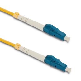 Qoltec Patchcord światłowodowy LC/UPC - LC/UPC | Singlemode | 9/125 | G652D | Simplex | 15m