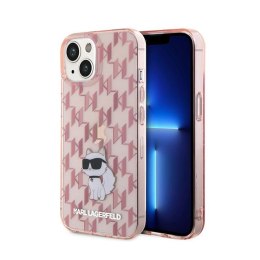 Karl Lagerfeld Monogram Choupette - Etui iPhone 15 (różowy)