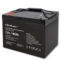 Qoltec Akumulator AGM | 12V | 80Ah | 23.5kg | Bezobsługowy | Mocny | LongLife | do UPS, kampera, łodzi, pieca