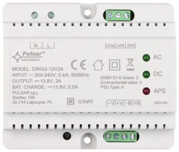 ZASILACZ BUFOROWY IMPULSOWY DING2-12V2A PULSAR