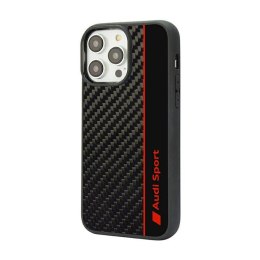 Audi Carbon Fiber Stripe - Etui iPhone 14 Pro Max (Czarny)