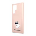 Karl Lagerfeld Silicone NFT Choupette - Etui Samsung Galaxy S23 Ultra (różowy)