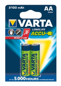 AKUMULATOR VARTA 2100mAh LONGLIFE 1,2V 2 SZT. AA