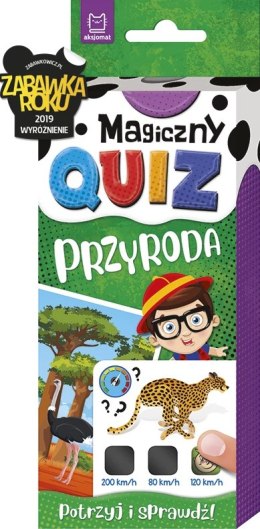 MAGICZNY QUIZ PRZYRODA ZNIKAJĄCA FARBA NAUKAZABAWA