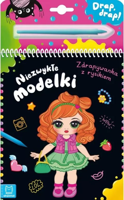 ZDRAPYWANKA NOTES Z RYSIKIEM NIEZWYKŁE MODELKI