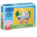 PUZZLE ŚWINKA PEPPA 30 ELEMENTÓW UROCZA PRZYGODA DLA MALUCHÓW UKŁADANKA