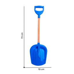 ŁOPATKA DUŻA Z DREWNIANYM UCHWYTEM 75CM DO PIASKU ŚNIEGU