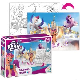 PUZZLE 2w1 MY LITTLE PONY MEGA ZESTAW UKŁADANKA I KOLOROWANKA W JEDNYM